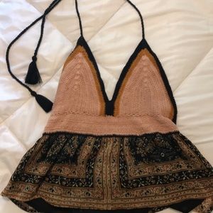 Crochet boho top